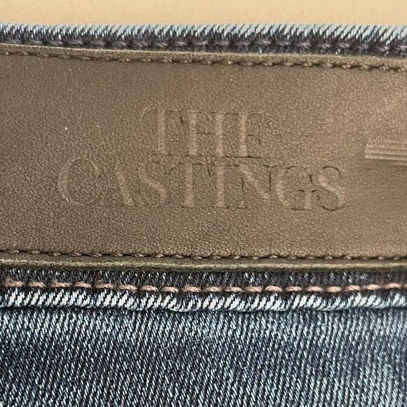 Aritzia The Castings High Rise Skinny Briar Wash Cotton Blend Jeans Blue Sz 28 - Picture 10 of 11